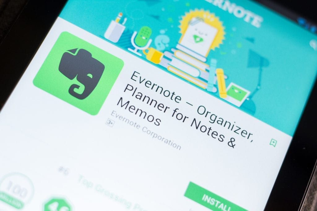 does evernote support handwritten nots